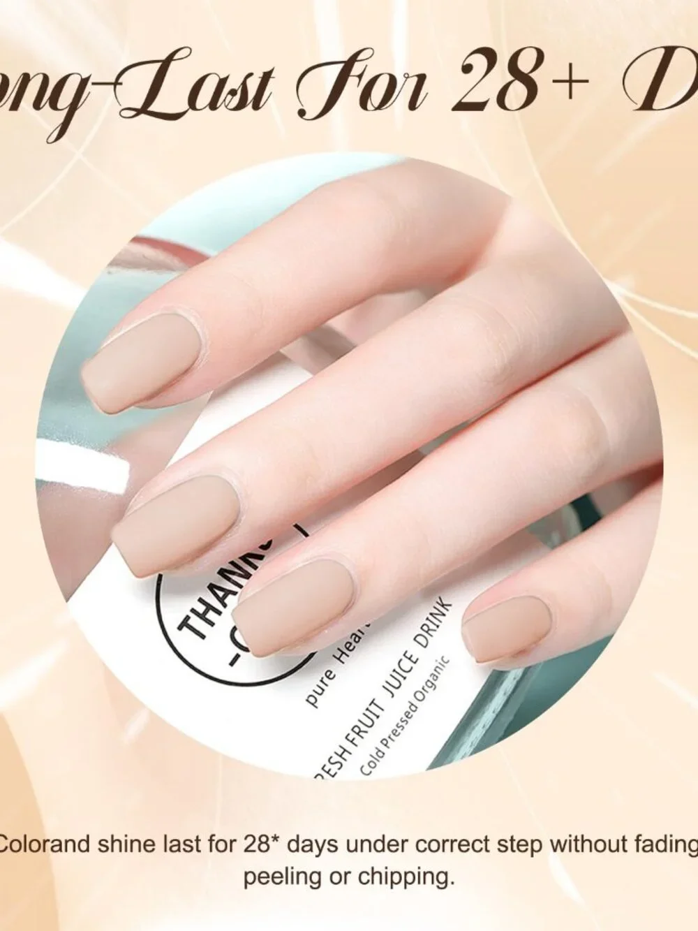 Lavender Violets 13pcs Gel Nail Polish Set  9 Gray Brown Skin Tone Neutral Beige